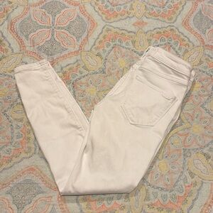Hollister Size 3S White High Rise Jean Legging